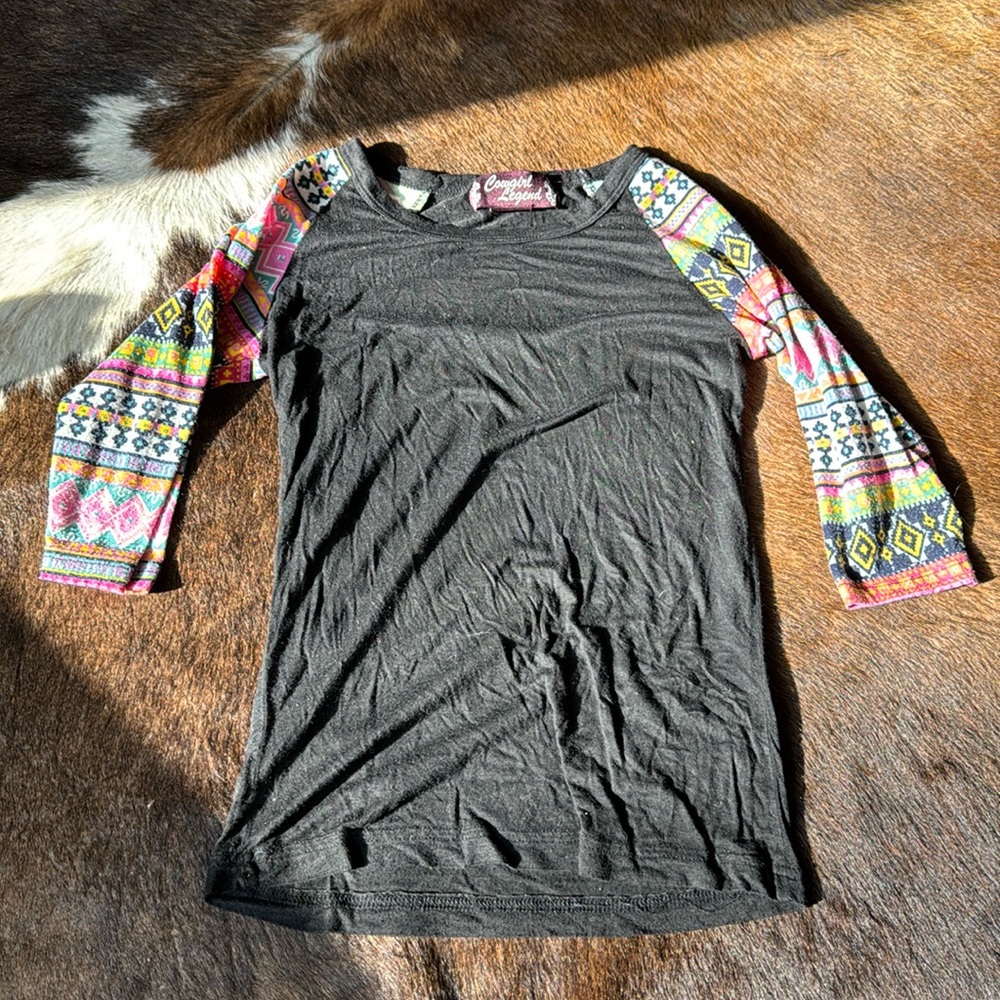 Cute cowgirl shirt! Size YS